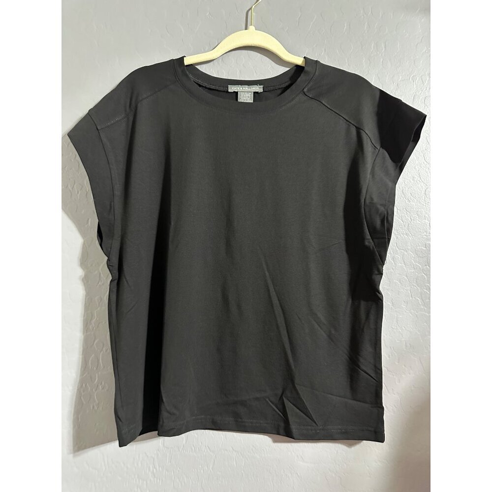 Kate & Mallory Women's Super Soft Loose Black Top Size S NWOT